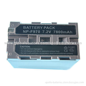 Camera Battery, NP-F970, 7.2V/7800mAh